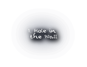1. Hole in
 the Wall
